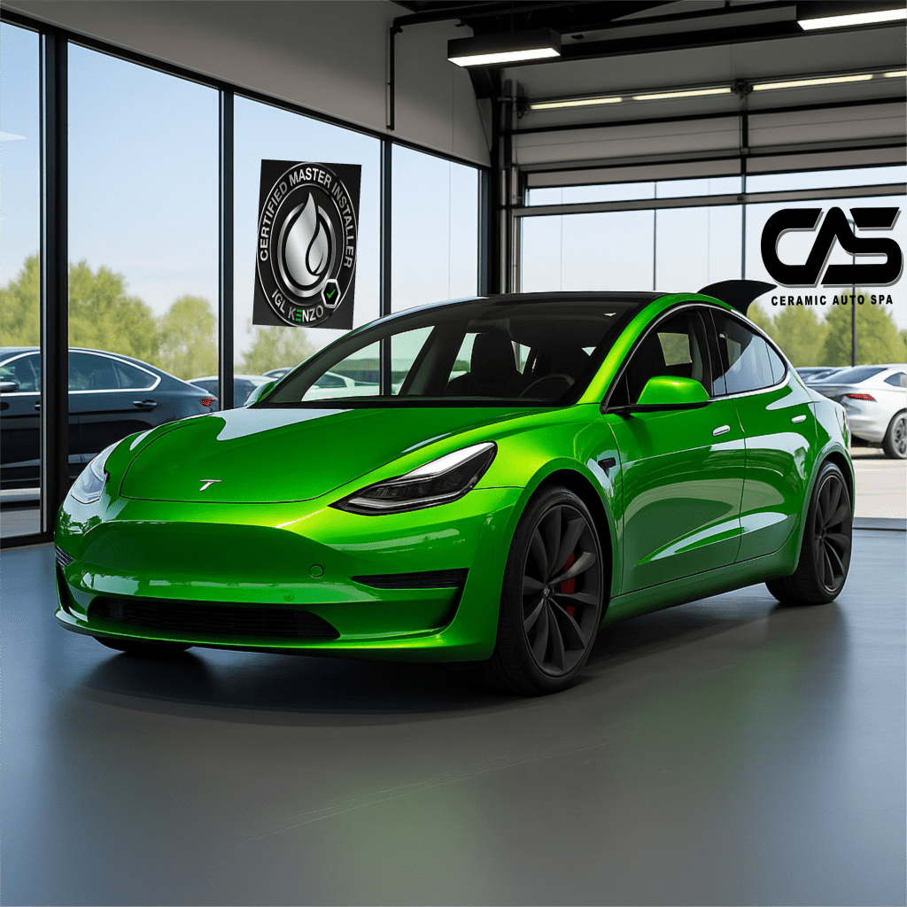 tesla model 3 showroom